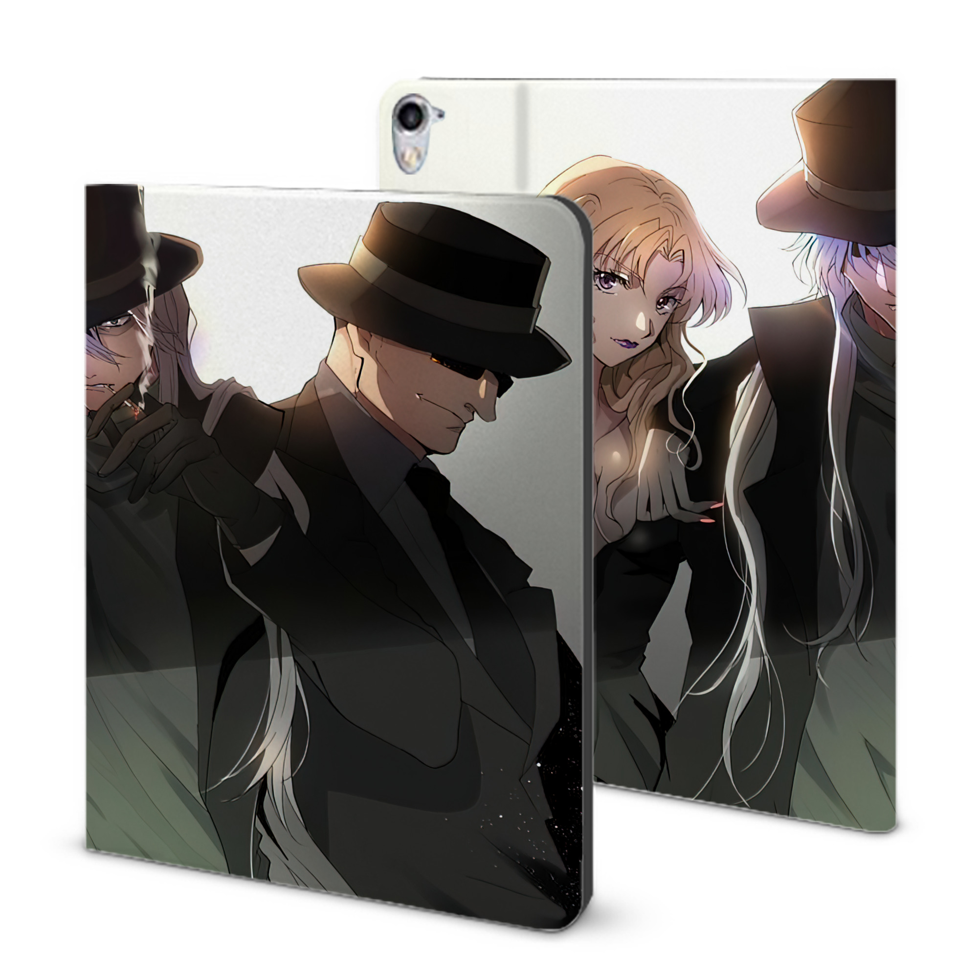 （画像用） 名探偵コナン Detective Conan IPad ケース ブック型 PUレザー TPU 耐衝撃 軽量 薄型 ペン収納なし 全面保護 IPad 各モデル対応